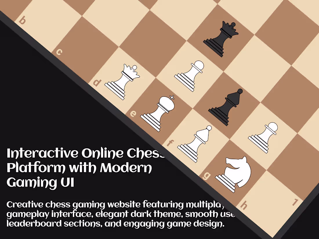 Cover image for Interactive Online Chess Platform with