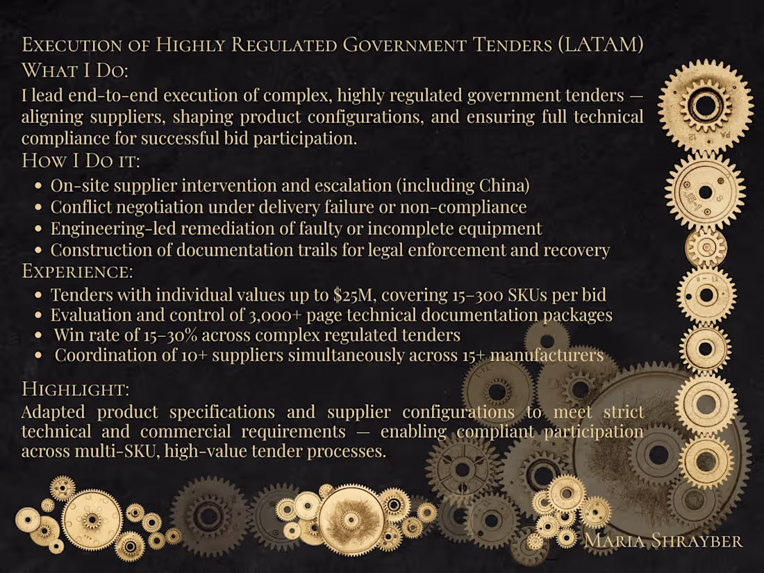 Cover image for Complex government tenders are not