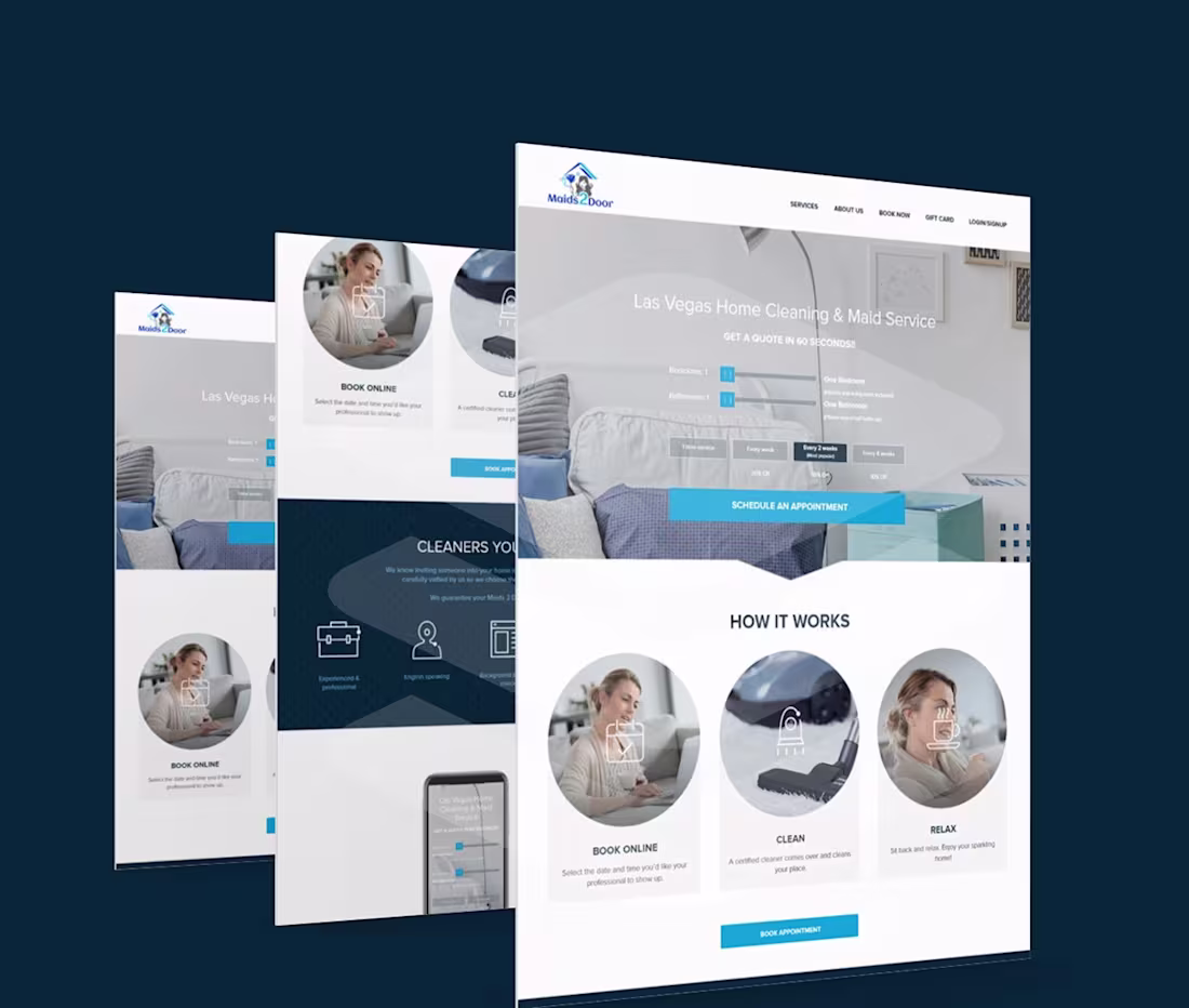 Cover image for cleaning website :: Behance