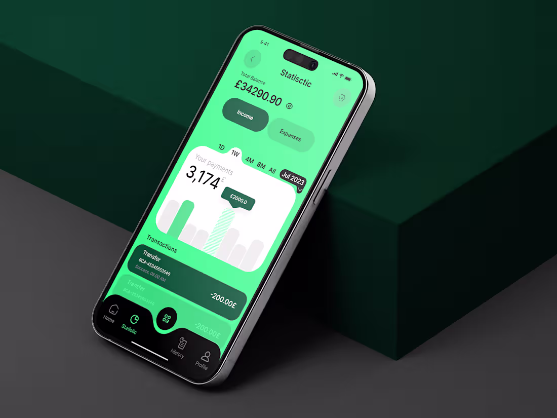 Cover image for lloyds bank - app design Finance Service Management