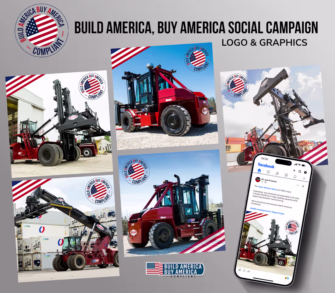 Cover image for Design Support for the 'Build America, Buy America' campaign...