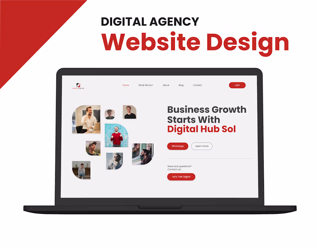 Cover image for Digital Agency - UX/UI Design