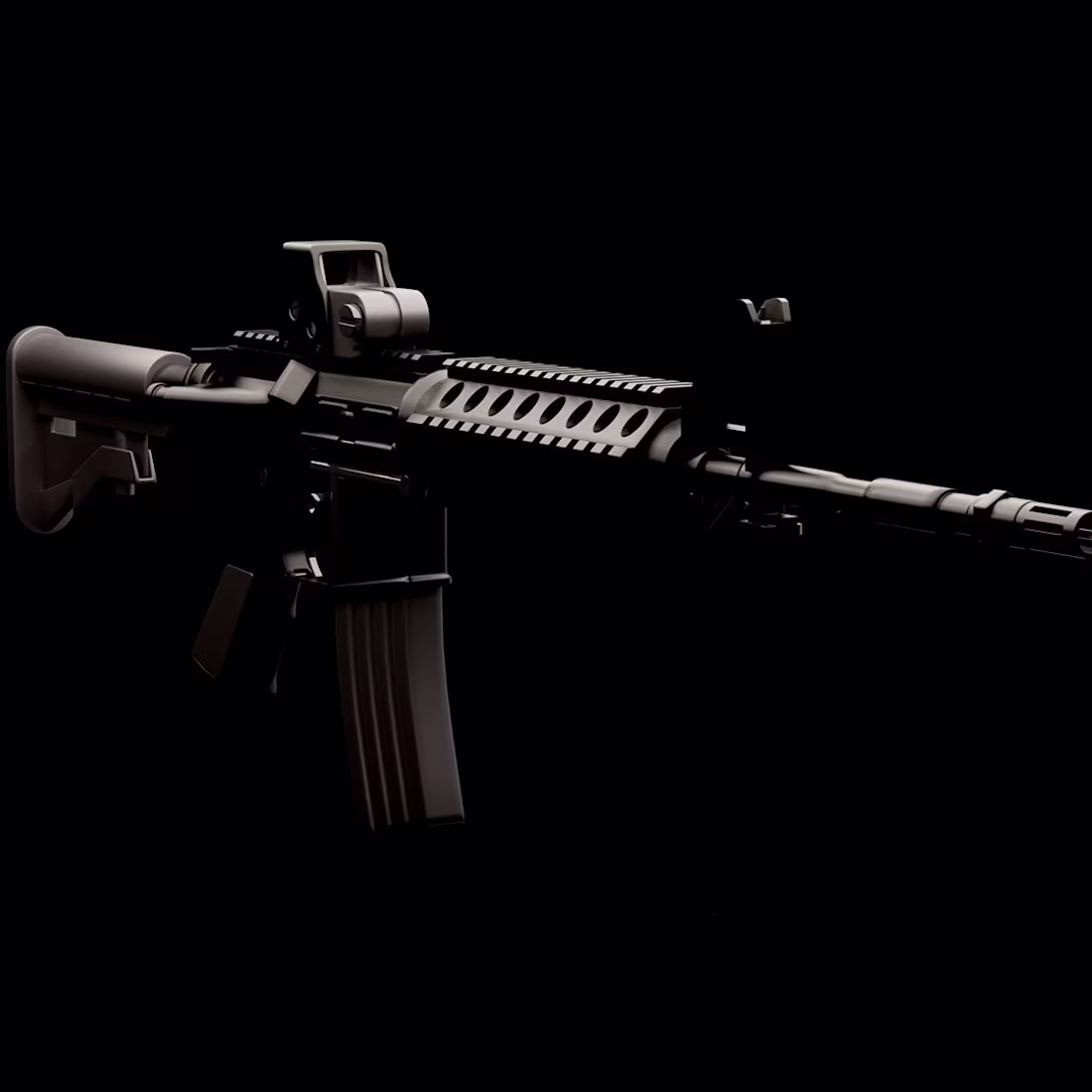 Cover image for M4 A1 create in blender