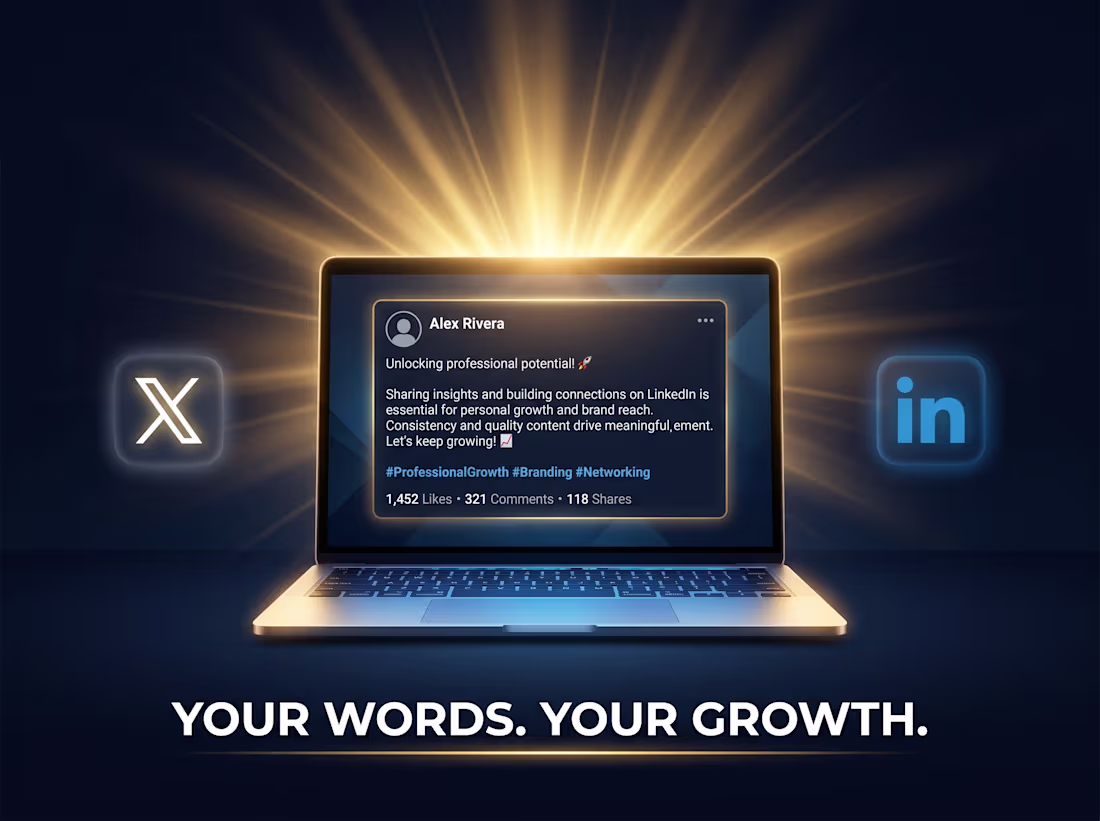 Cover image for LinkedIn & Twitter/X Ghostwriting — Monthly Package