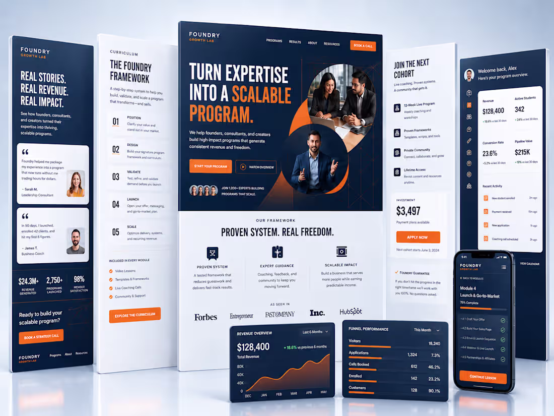 Cover image for Expert Kajabi Funnel & Coaching Program Design for Founders