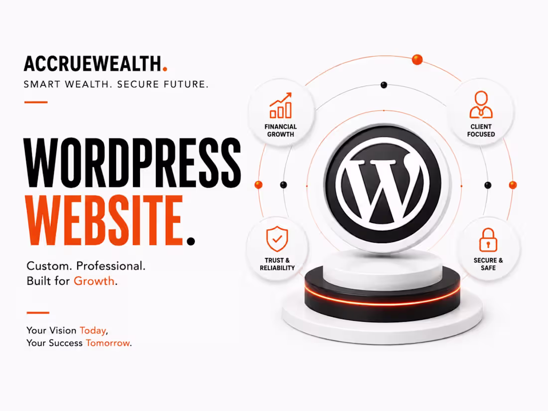 Cover image for Corporate Website Design & Development for AccrueWealth