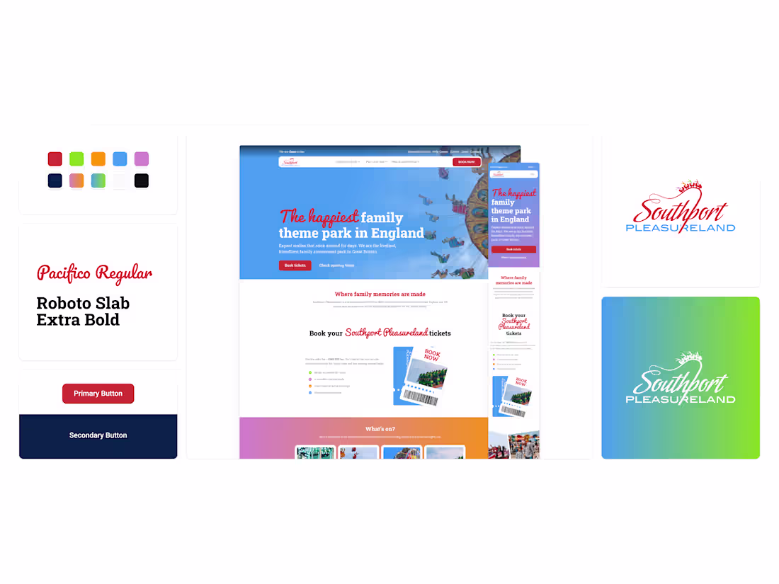Cover image for Southport Pleasureland Website Redesign