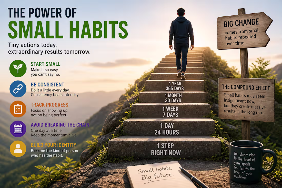 Cover image for The Power of Small Habits: