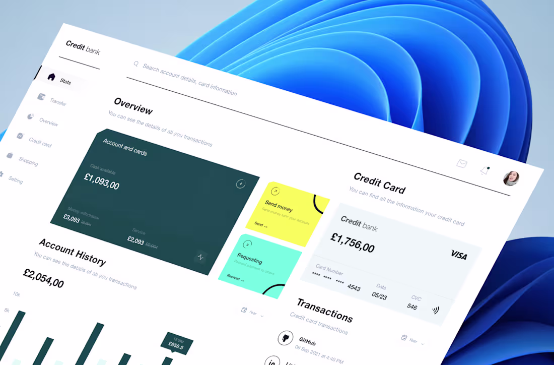 Cover image for Banking Dashboard Design 