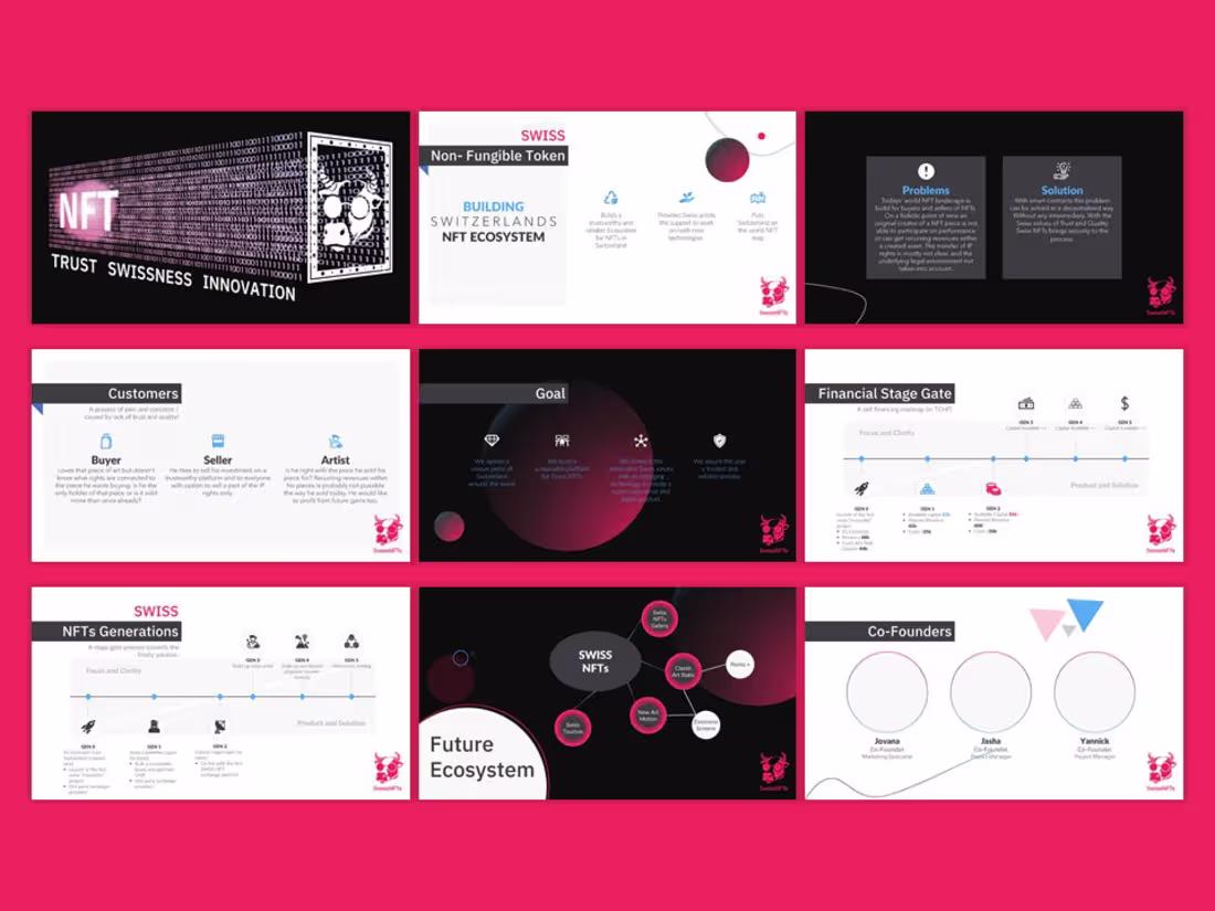 Cover image for NFT Pitch Deck