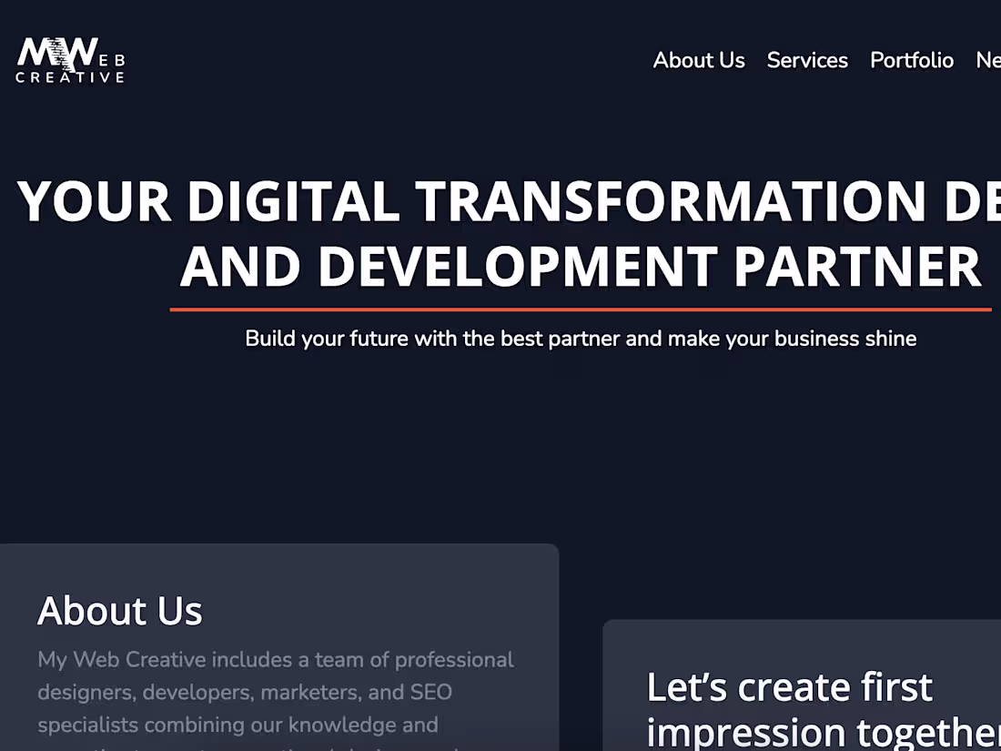 Cover image for My Web Creative | Your future in our screen