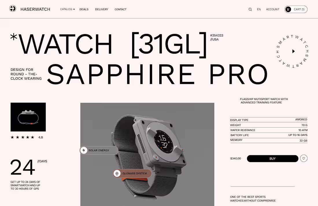 Cover image for Ecommerce watch brand