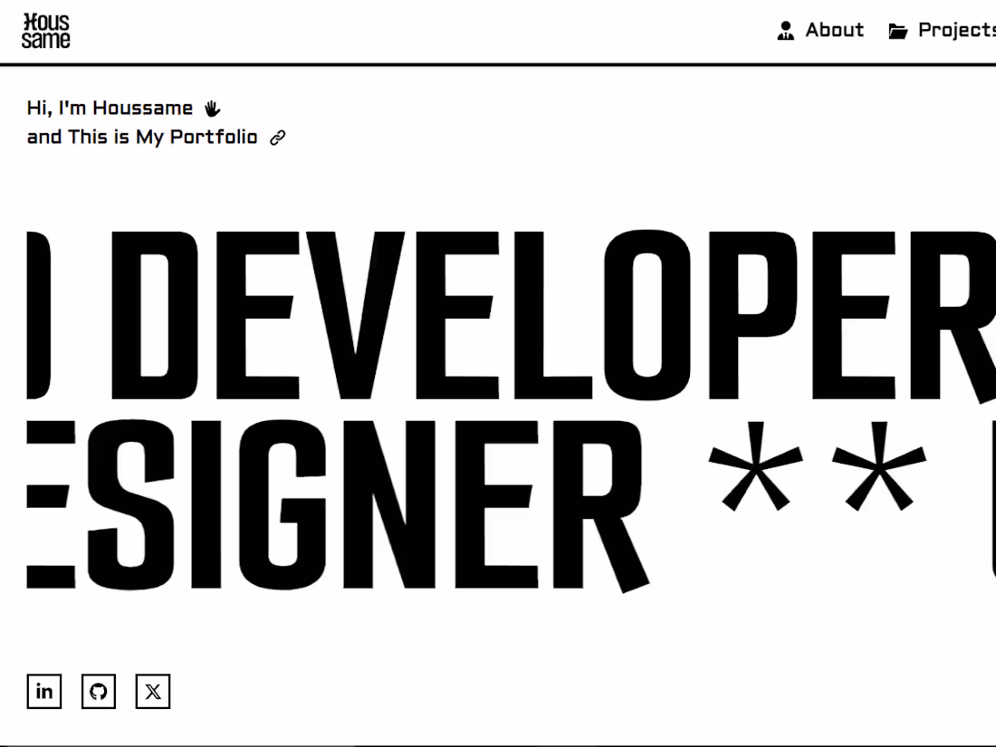 Cover image for Houssame - Web Developer
