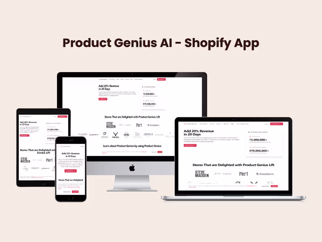 Cover image for AI Personalization Engine & Merchant