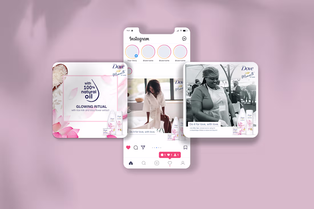 Cover image for DOVE moments of care- DIGITAL CAMPAIGN