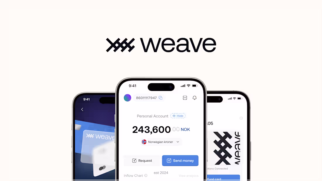 Cover image for Weave Finance Mobile App Design