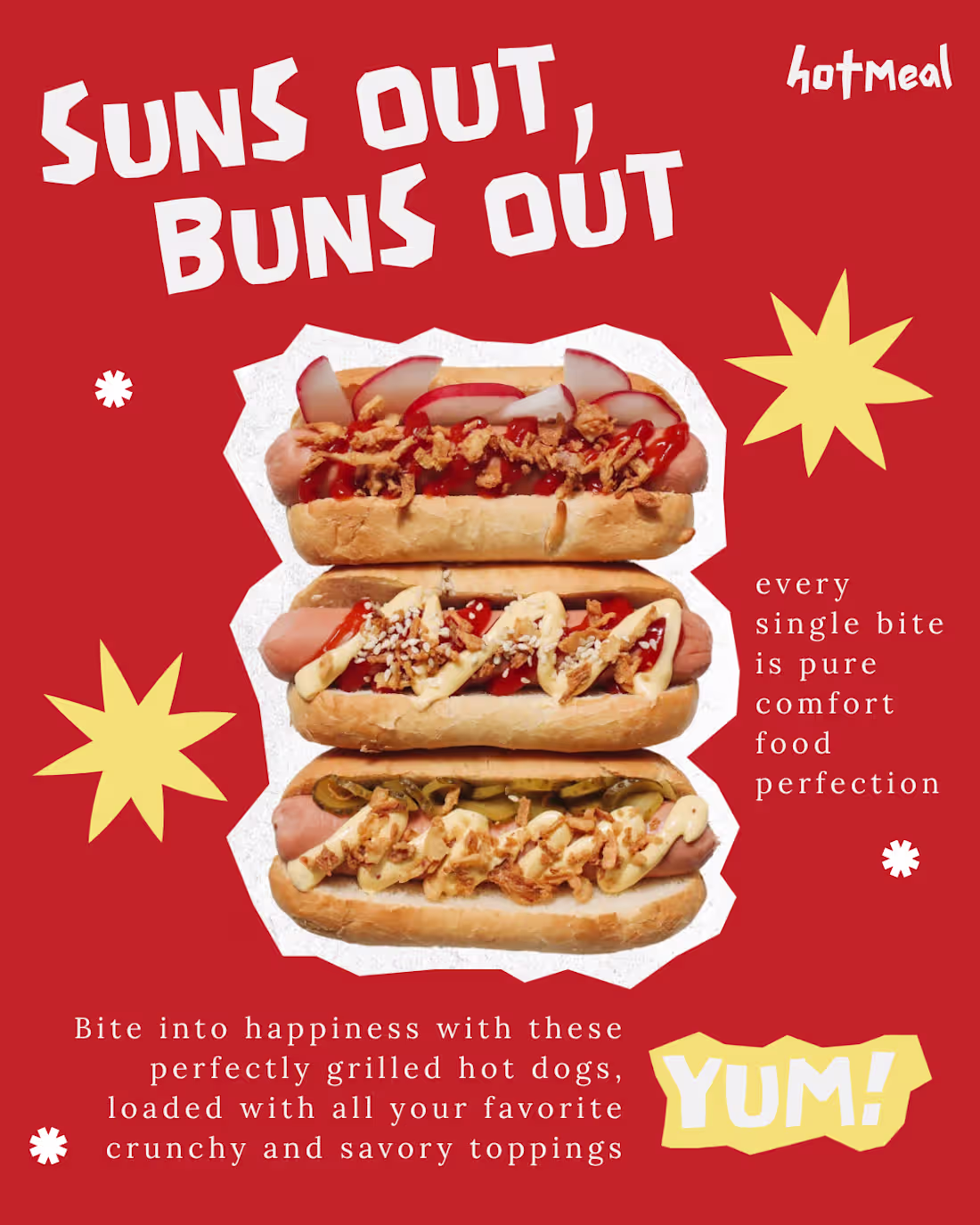 Cover image for Creative Visual Designer Needed for Eye-Catching Hot Dog Poster