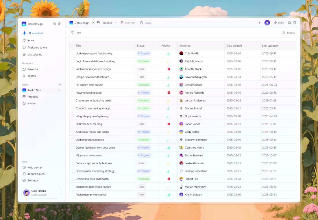 Cover image for Clean Dashboard for Saas