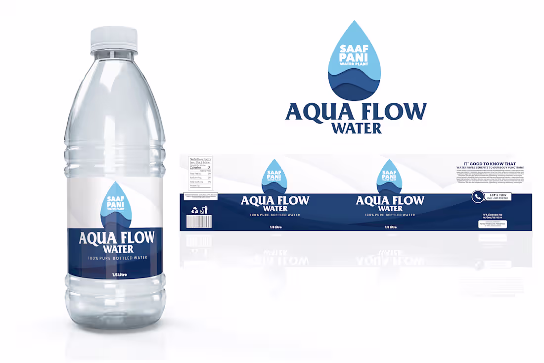 Cover image for Water Bottle Packaging Design