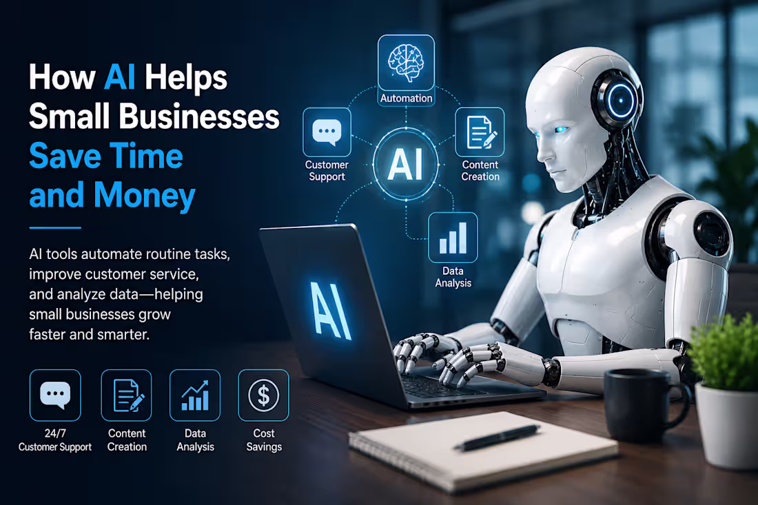Cover image for How AI Helps Small Businesses