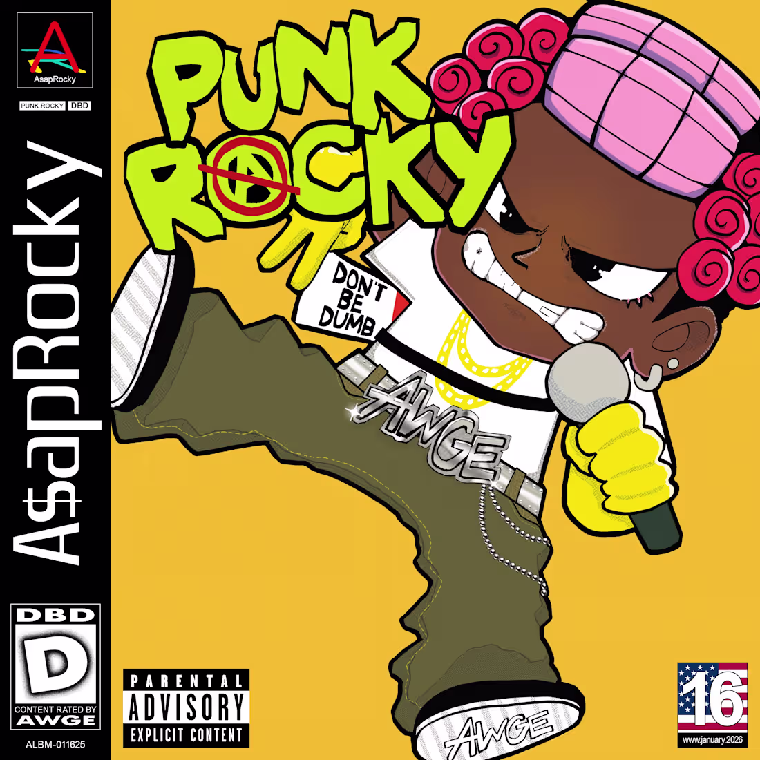 Cover image for Punk Rocky Cover Fanart Looking forward to A$AP Rocky's new ...