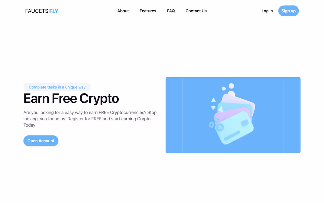 Cover image for Minimal Landing page done for a client