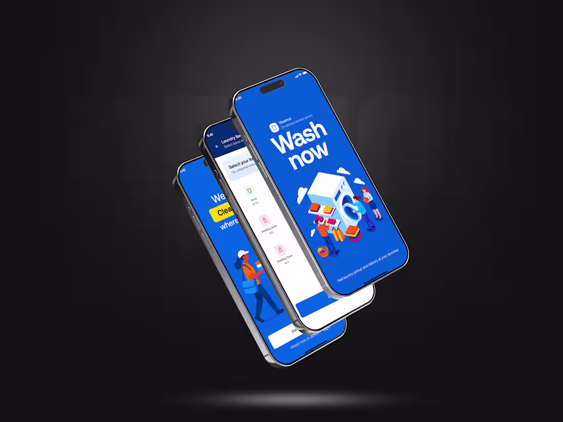 Cover image for I designed Wash Hub, a service-based platform focused on sim...