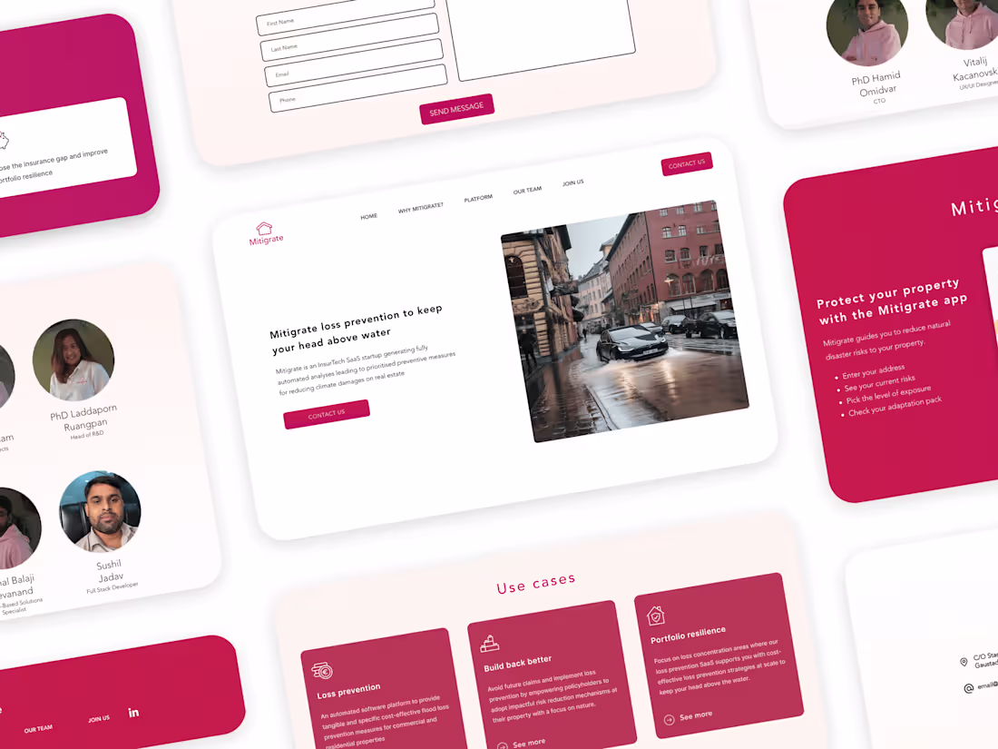 Cover image for Mitigrate — responsive website design
