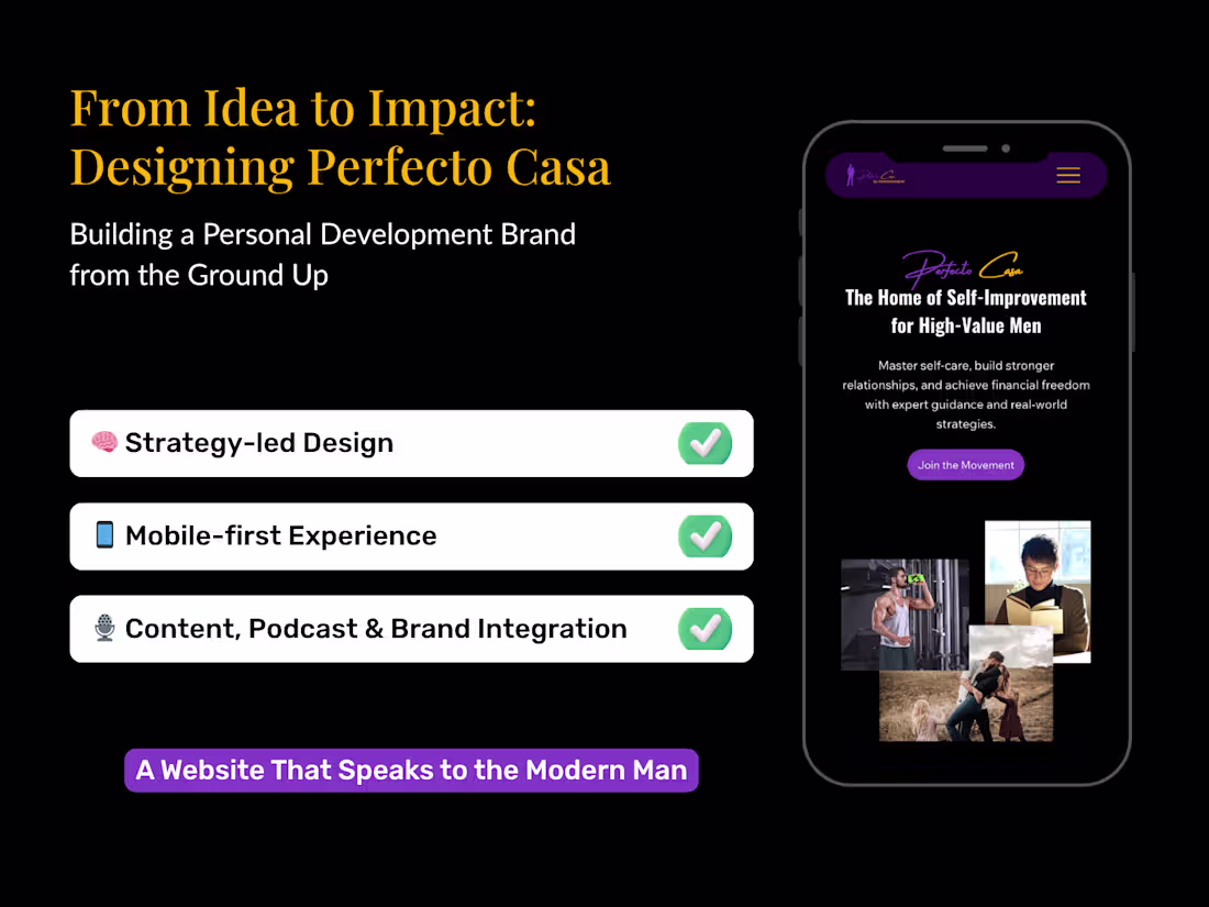 Cover image for Website Strategy & Build for Personal Development Platform