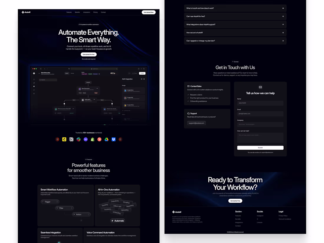 Cover image for Custom Framer Landing Page Design & Development