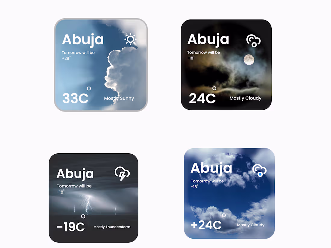 Cover image for Ios Weather Widget