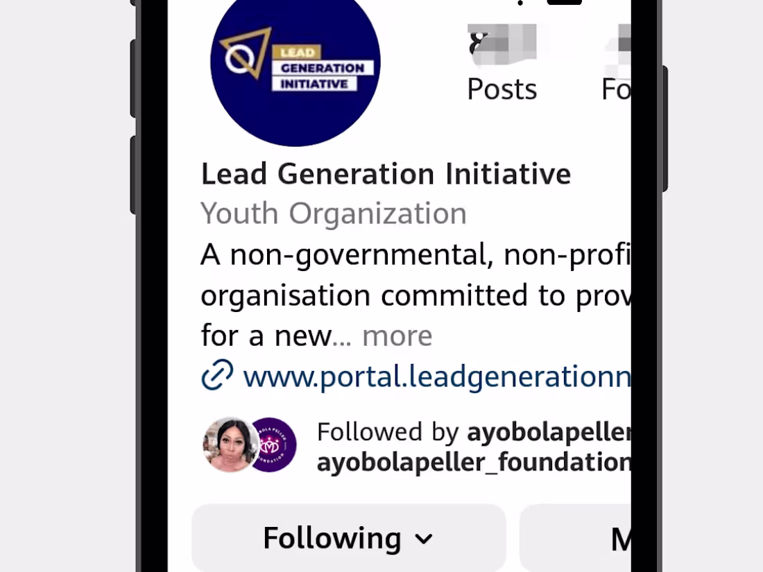 Cover image for lead generation initiative