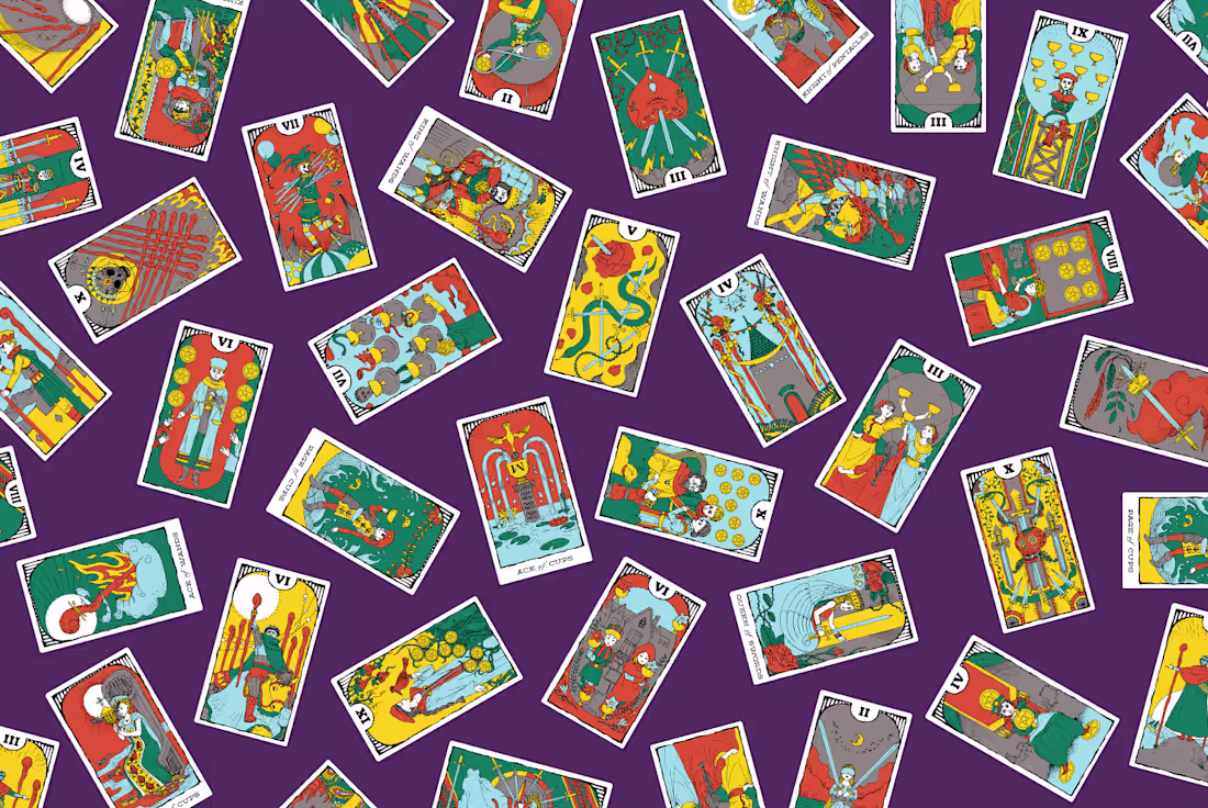 Cover image for Minor Arcana Tarot Card Illustrations