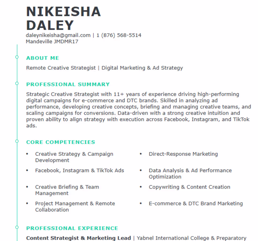 Cover image for Creative Strategist & Digital Marketing Specialist