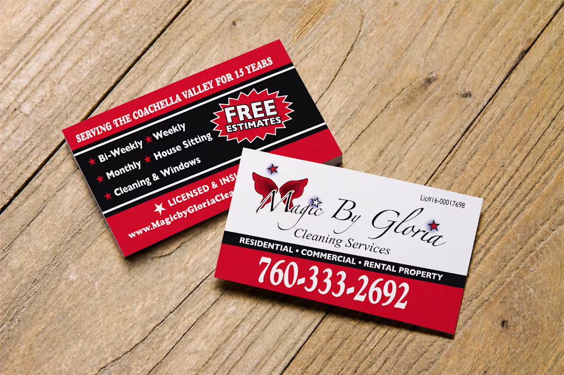 Cover image for House Cleaning Business Card Design