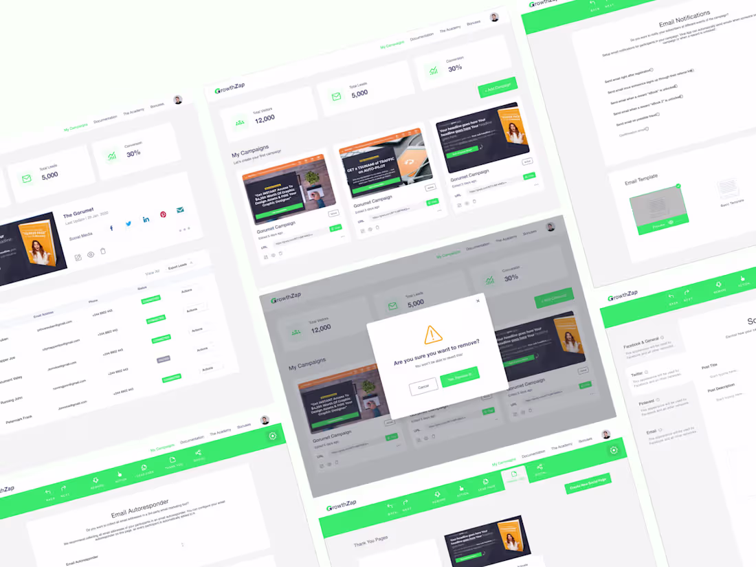 Cover image for GrowthZap SaaS App