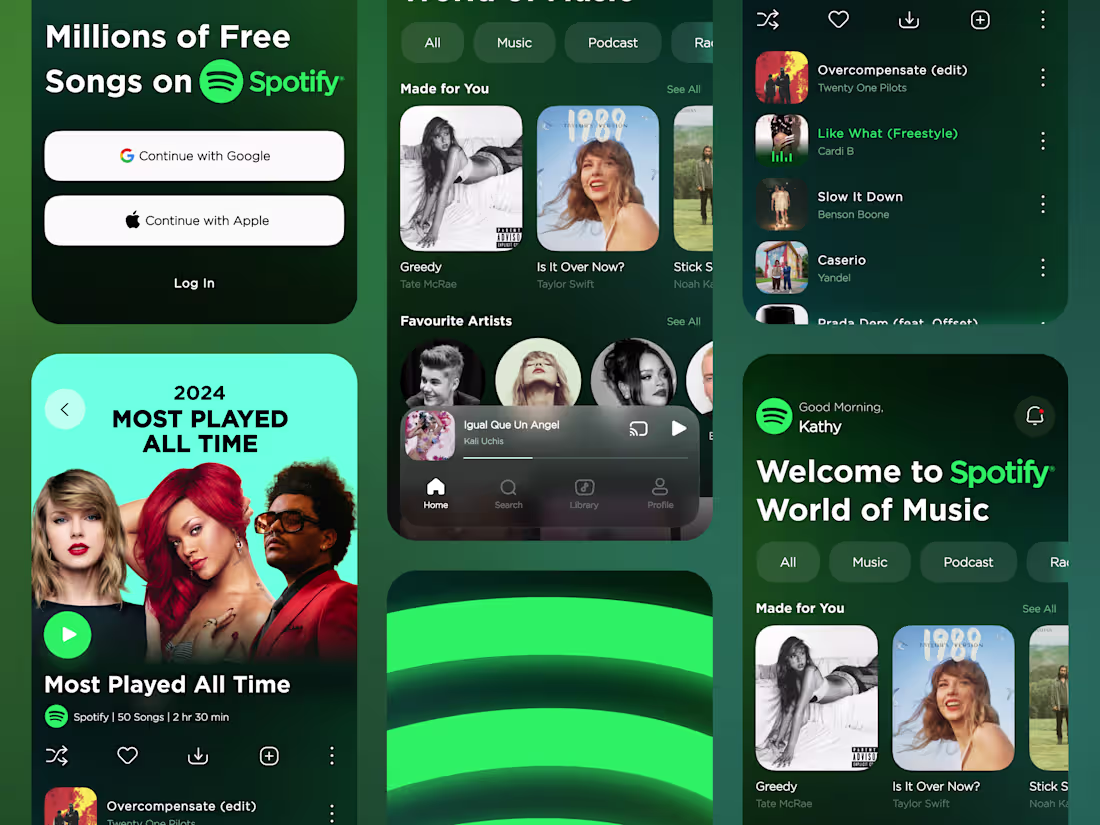 Cover image for Introducing Spotify mobile app concept.