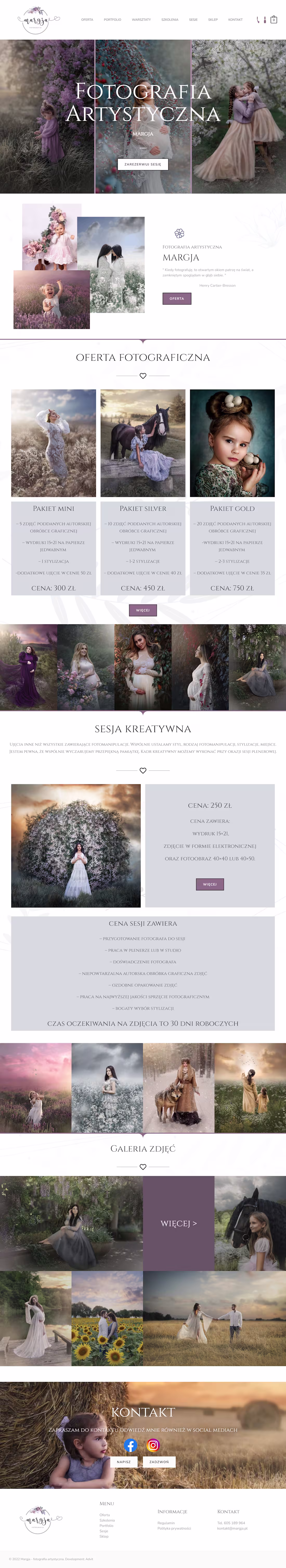 Cover image for A website for an artistic