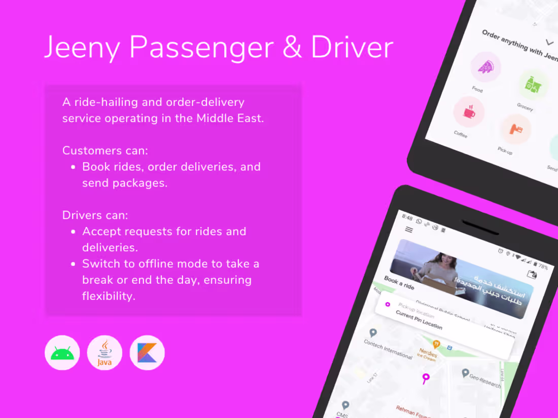 Cover image for  Jeeny Passenger & Driver 