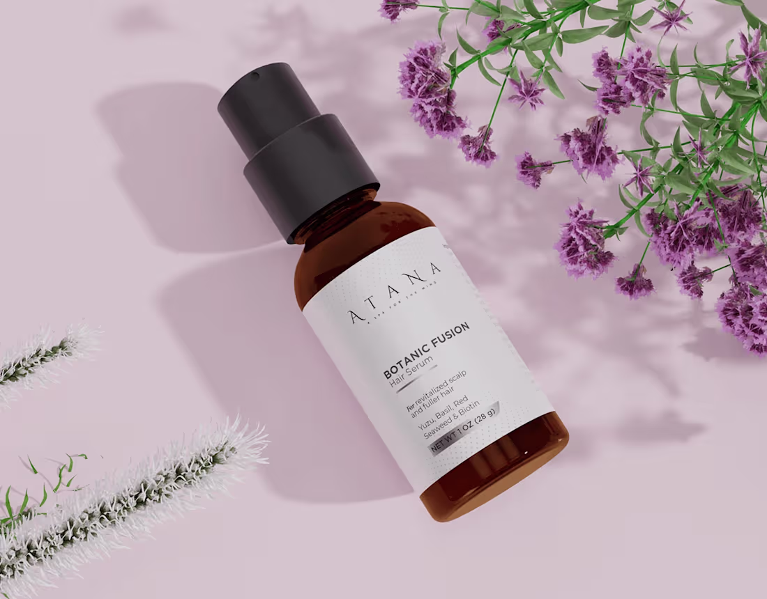 Cover image for Serum Bottle and Label Design - ATANA