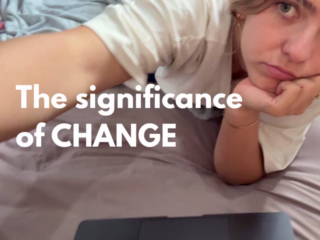 Cover image for the significance of change - YouTube