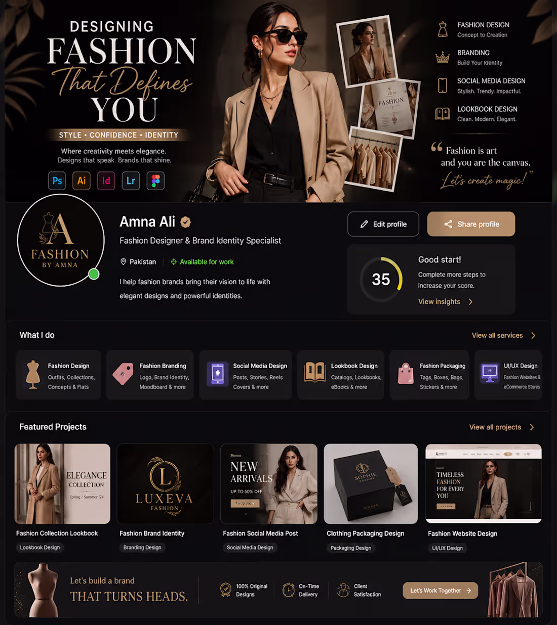 Cover image for 3d animation brand & ux UI design 