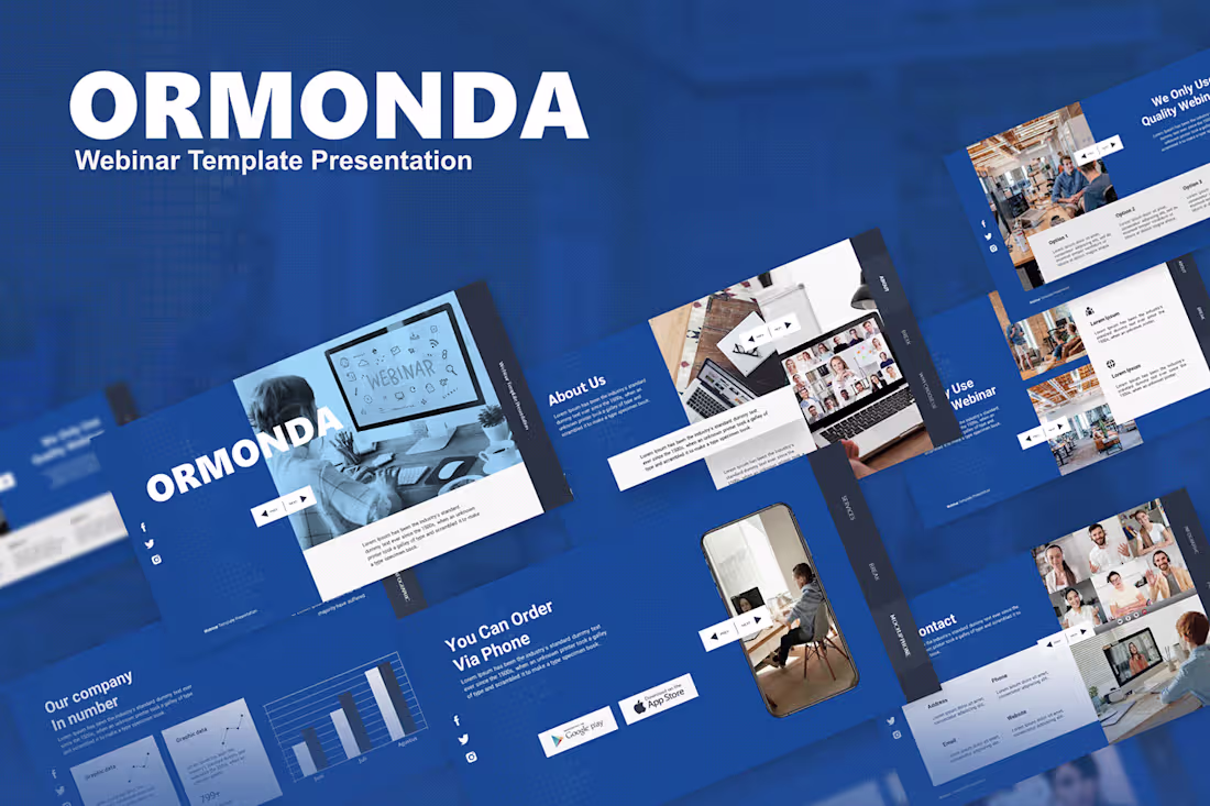 Cover image for Webinar Presentation Template