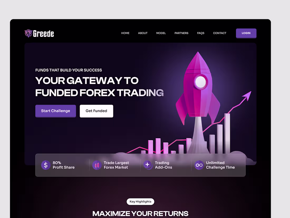 Cover image for Greede Complete Website Design