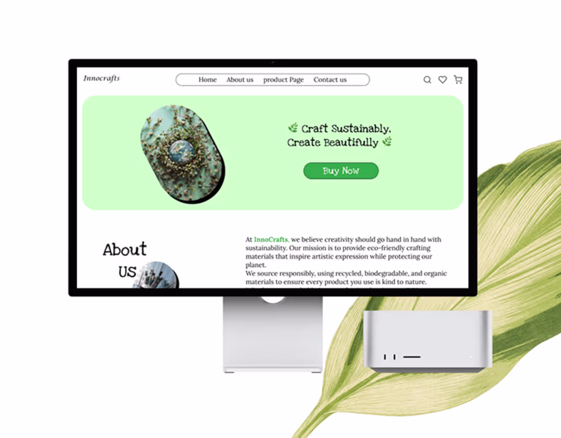 Cover image for Greener Web–My UI/UX Design for Sustainability