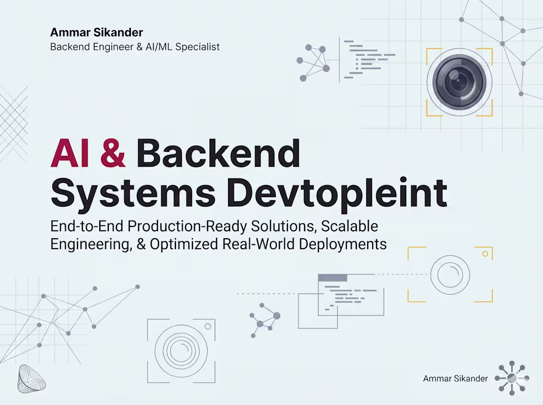 Cover image for AI & Backend Systems Development