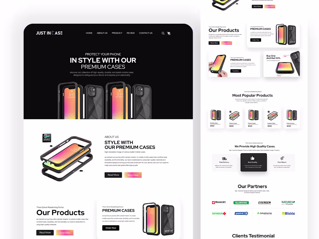 Cover image for E-commerce Website Design