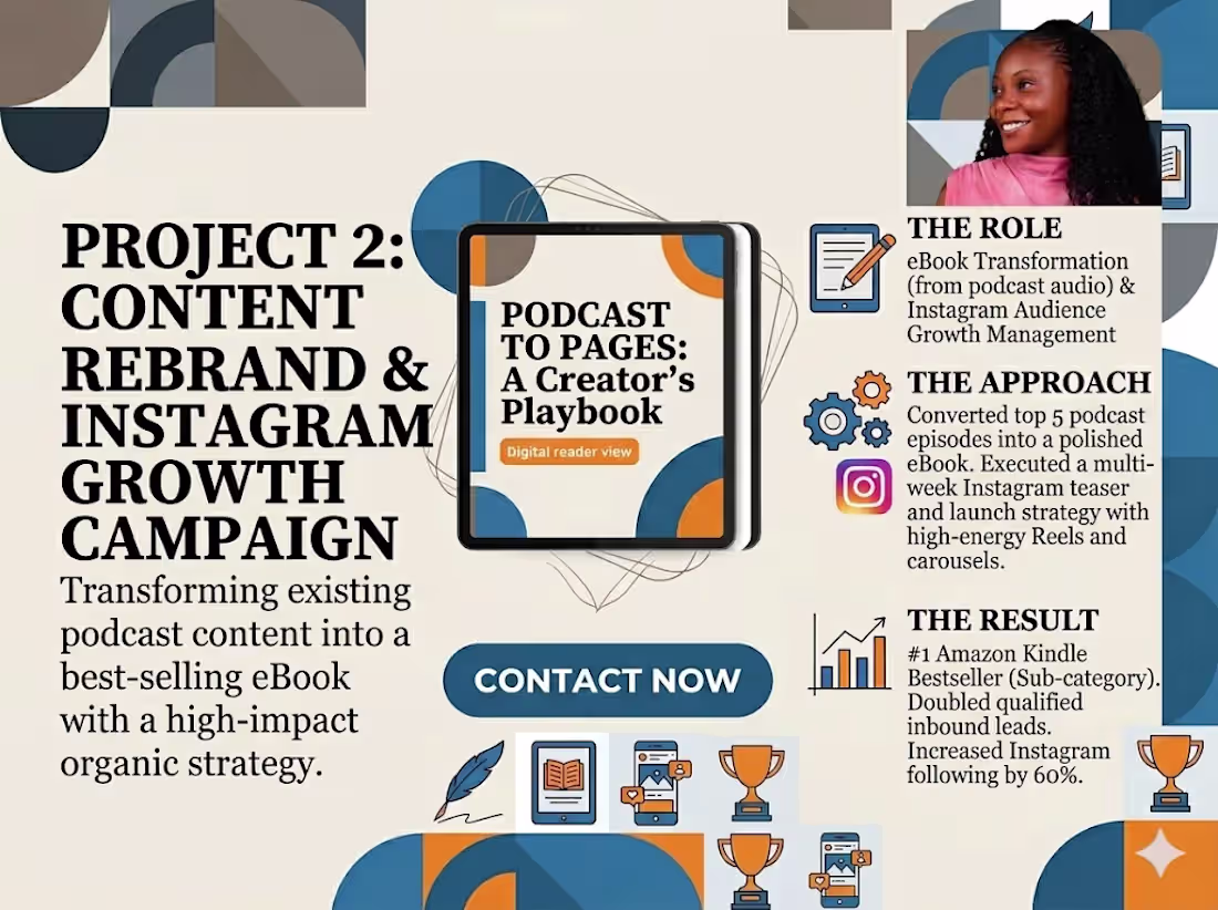 Cover image for Audio-to-Book Transformation + Instagram Teaser