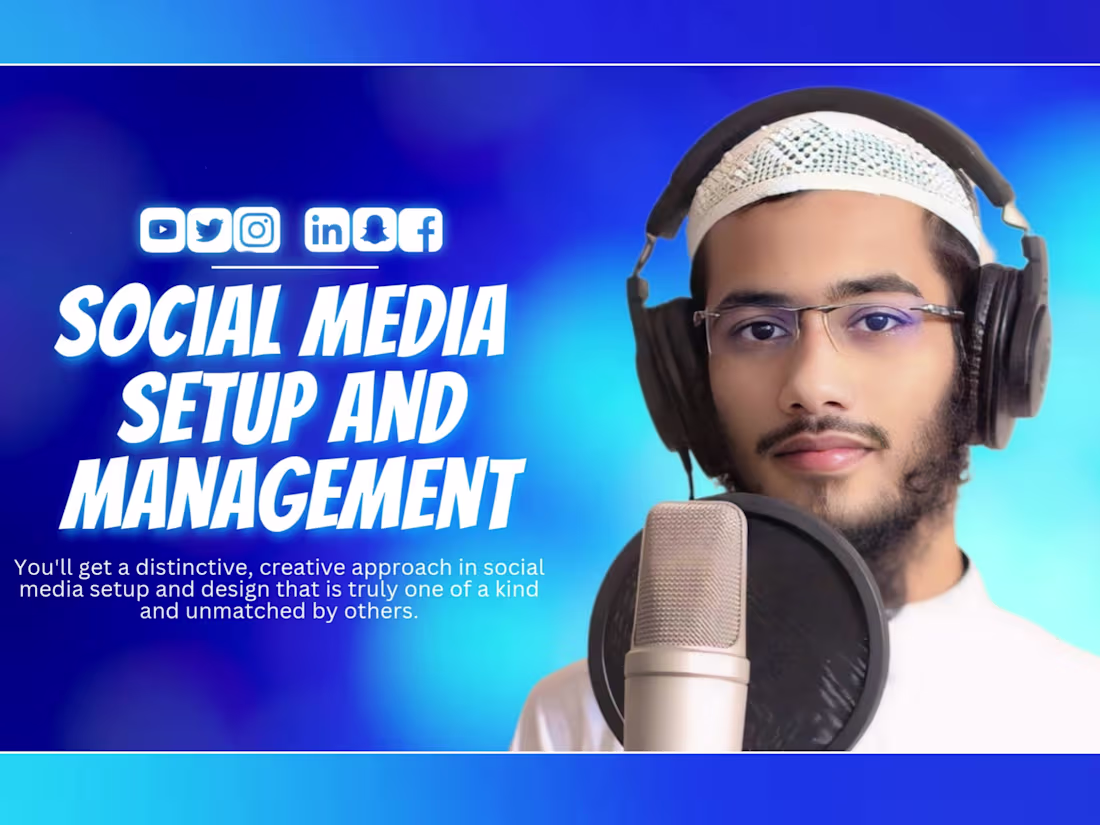 Cover image for Social media setup and management by experienced cmo 2025