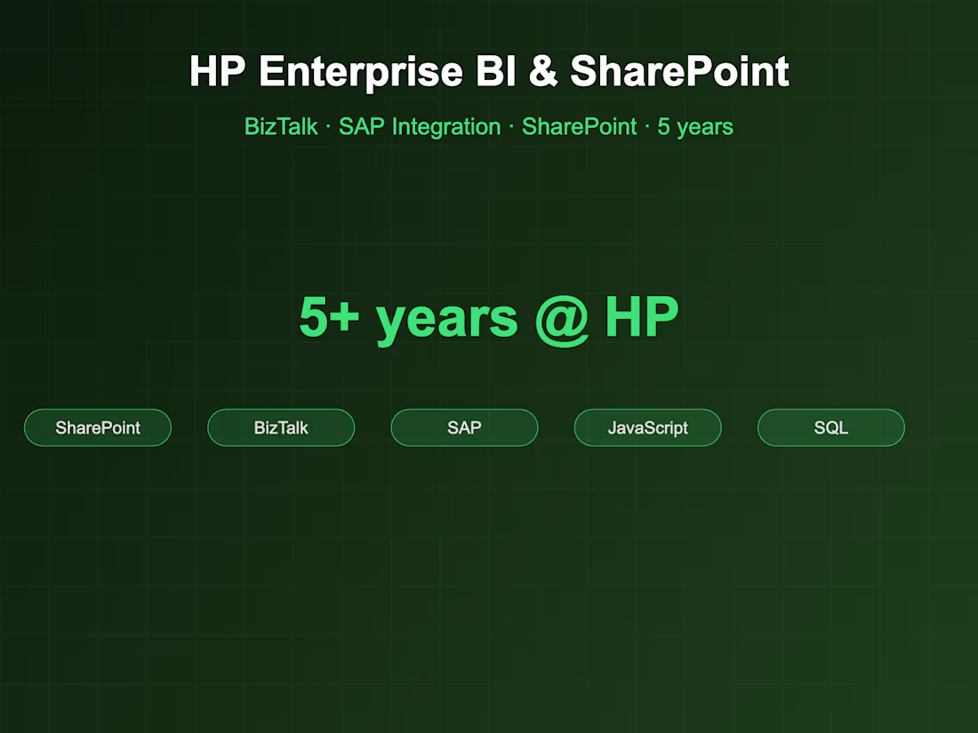 Cover image for 🖥️ HP Enterprise Solutions (2011–2016)